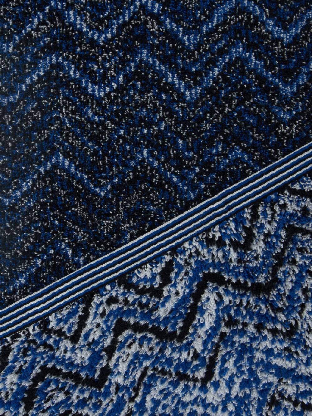 Missoni Set 2 pezzi di asciugamani da bagno Azul in spugna di cotone Italy
