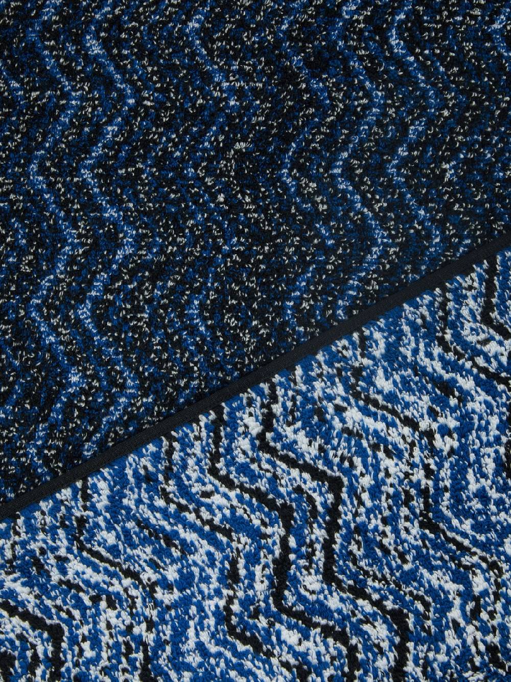 Missoni Tappetino da bagno Azul 60x90 cm in cotone chevron In Linea