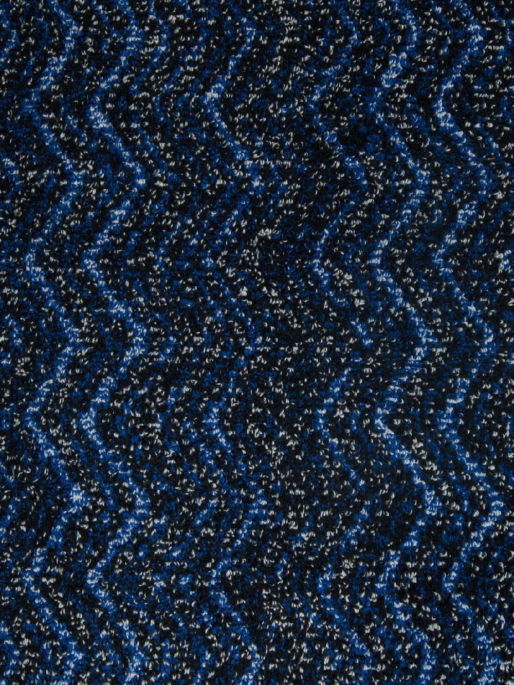 Missoni Tappetino da bagno Azul 60x90 cm in cotone chevron In Linea