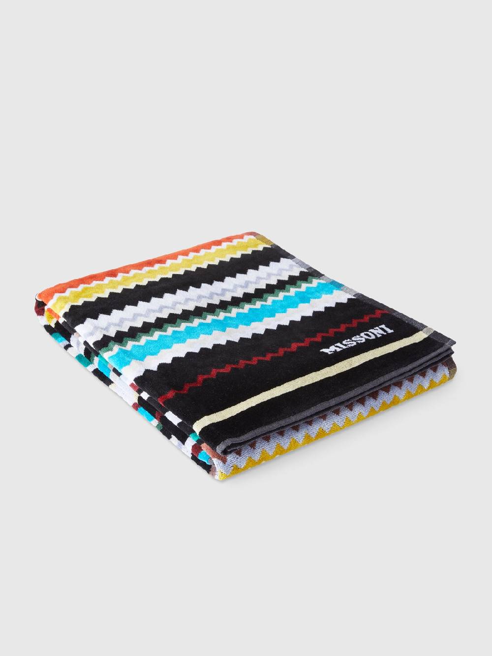 Missoni Telo mare 100x180 cm Curt in spugna di cotone zig zag