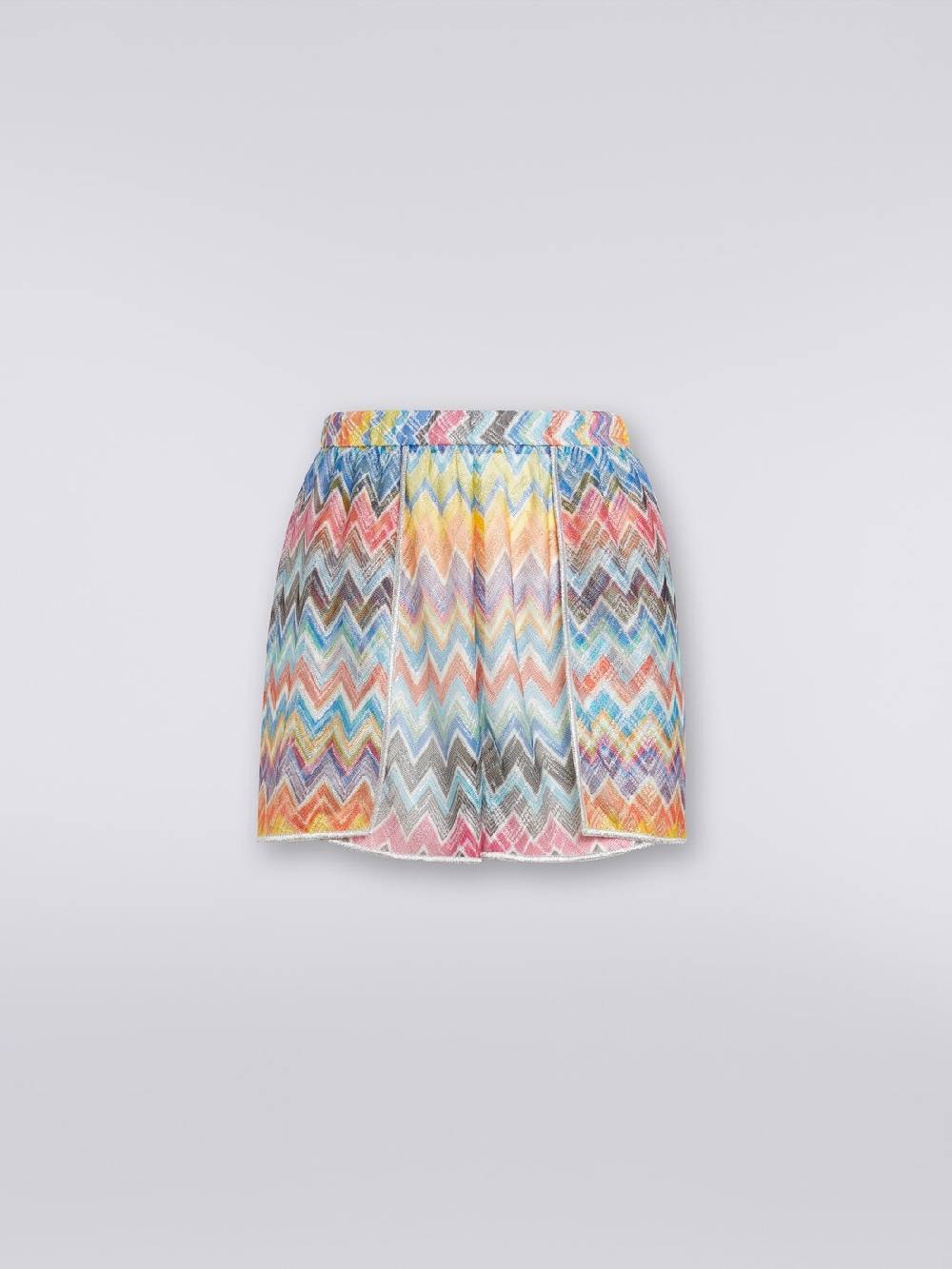 Missoni Shorts copricostume con stampa zig zag e lurex Economico
