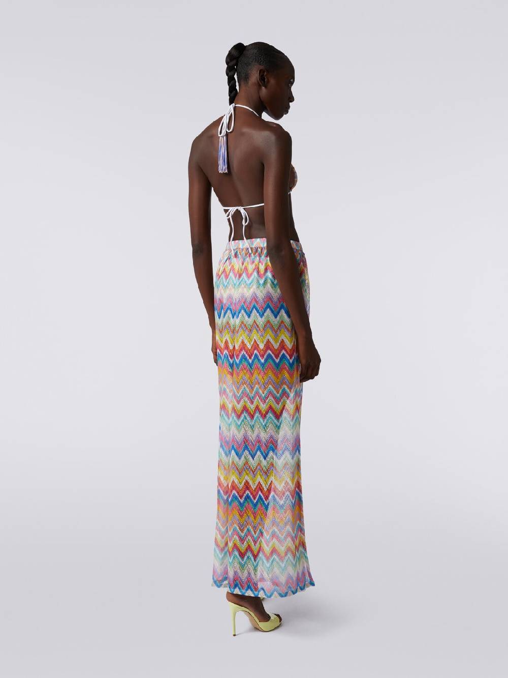 Missoni Pantaloni copricostume con stampa zig zag Vendita Economica