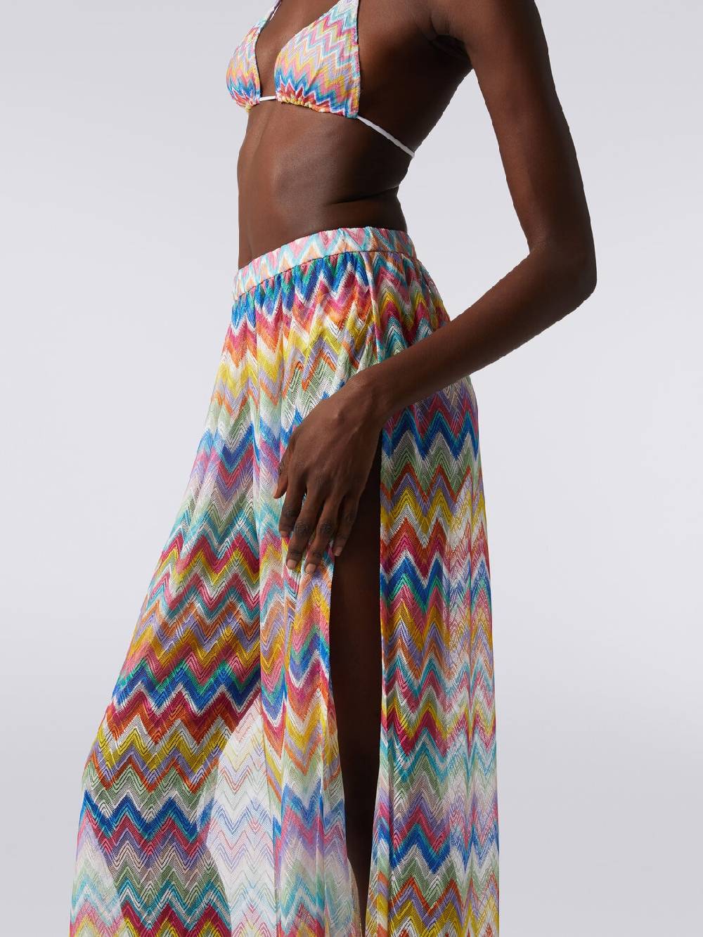 Missoni Pantaloni copricostume con stampa zig zag Vendita Economica