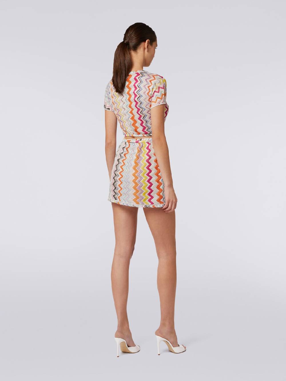 Missoni Minigonna a portafoglio zig zag con lurex Offerta speciale
