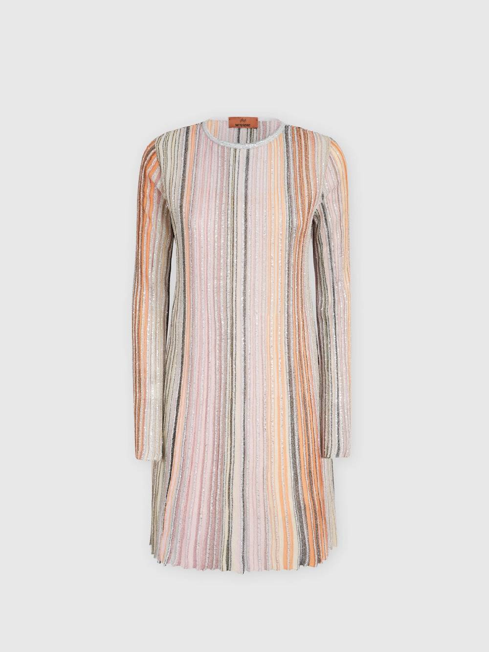 Missoni Abito plissée parzialiazzato con paillettes Offerta San Valentino