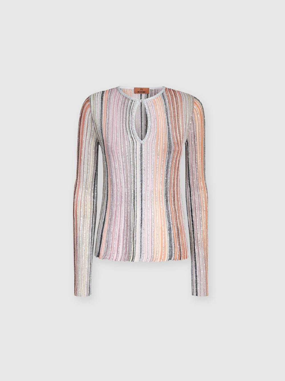 Missoni Maglia a costine parzializzate con paillettes Offerta Anniversario