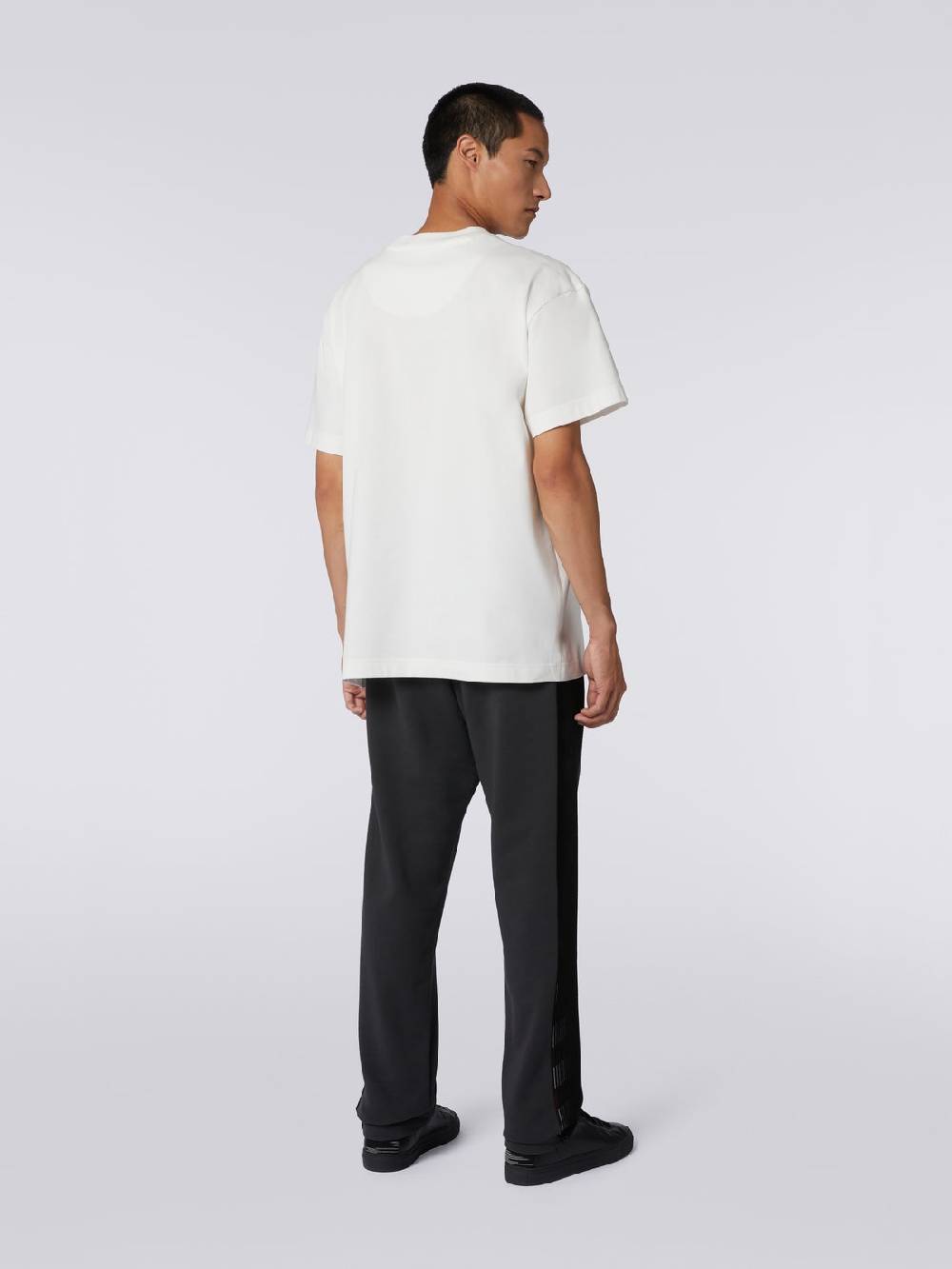Missoni T-shirt girocollo in cotone con logo in collaborazione con Mike Maignan Offerta migliore