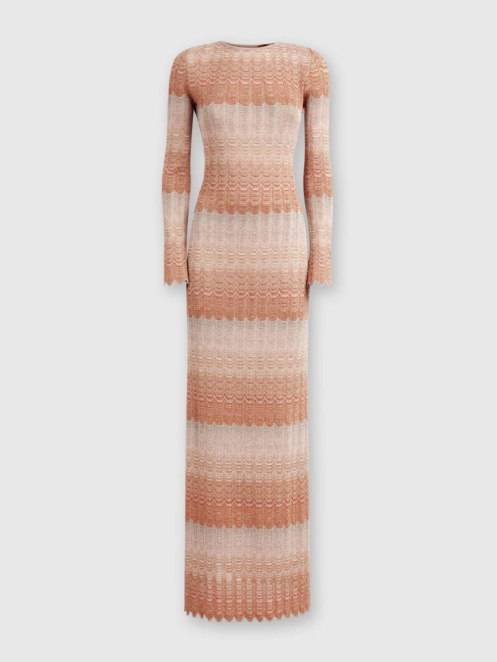 Missoni Abito lungo con motivo greca lamé Lightning offer