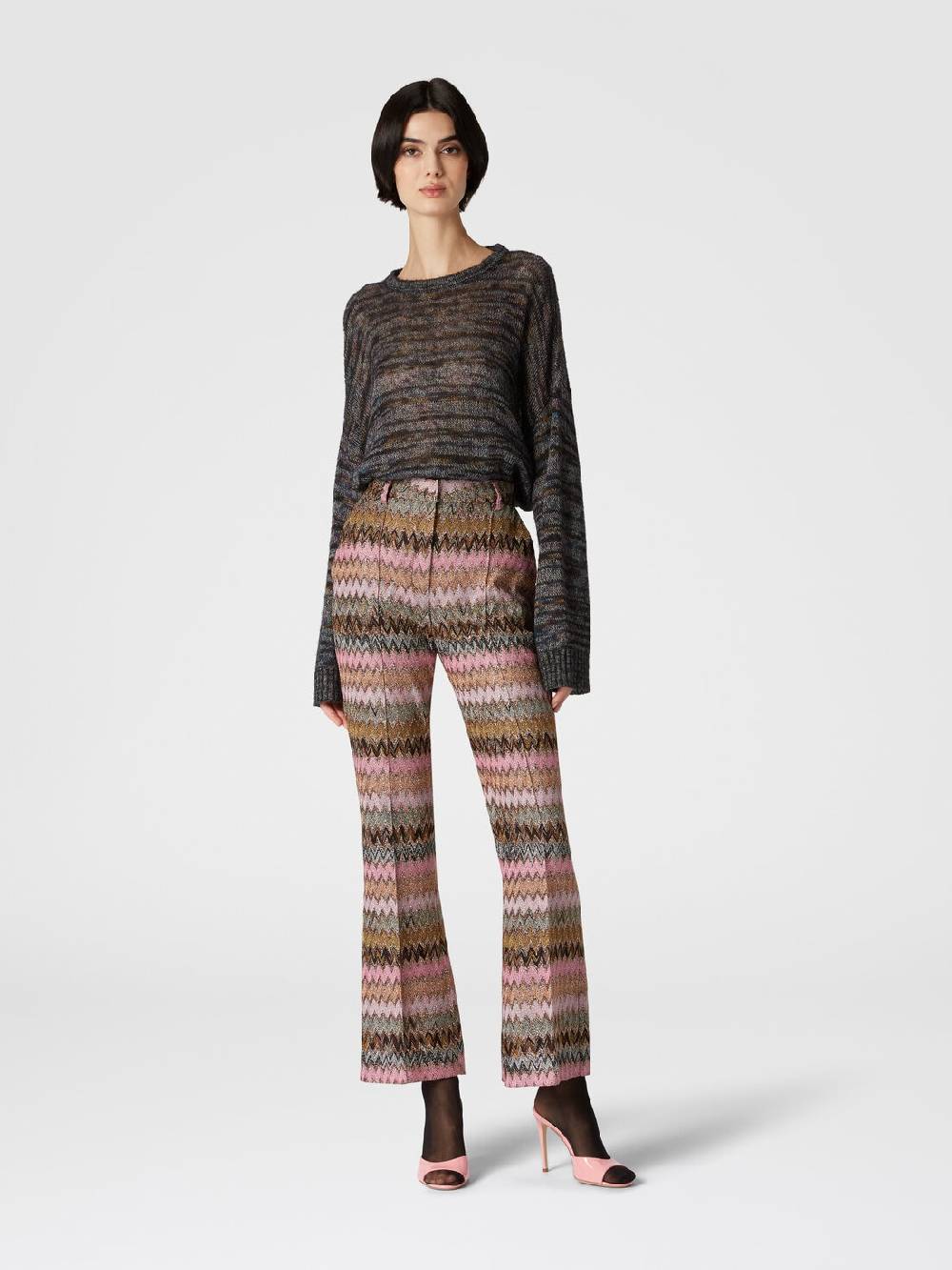 Missoni Pullover girocollo in viscosa, alpaca e lana Grandi sconti