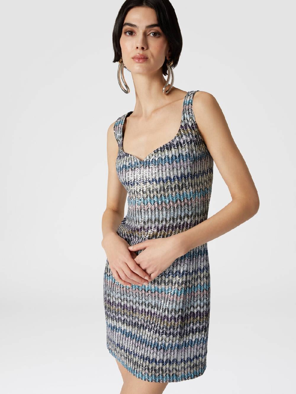 Missoni Mini-abitoin maglia lamé con scollatura a cuore Nuovi prodotti
