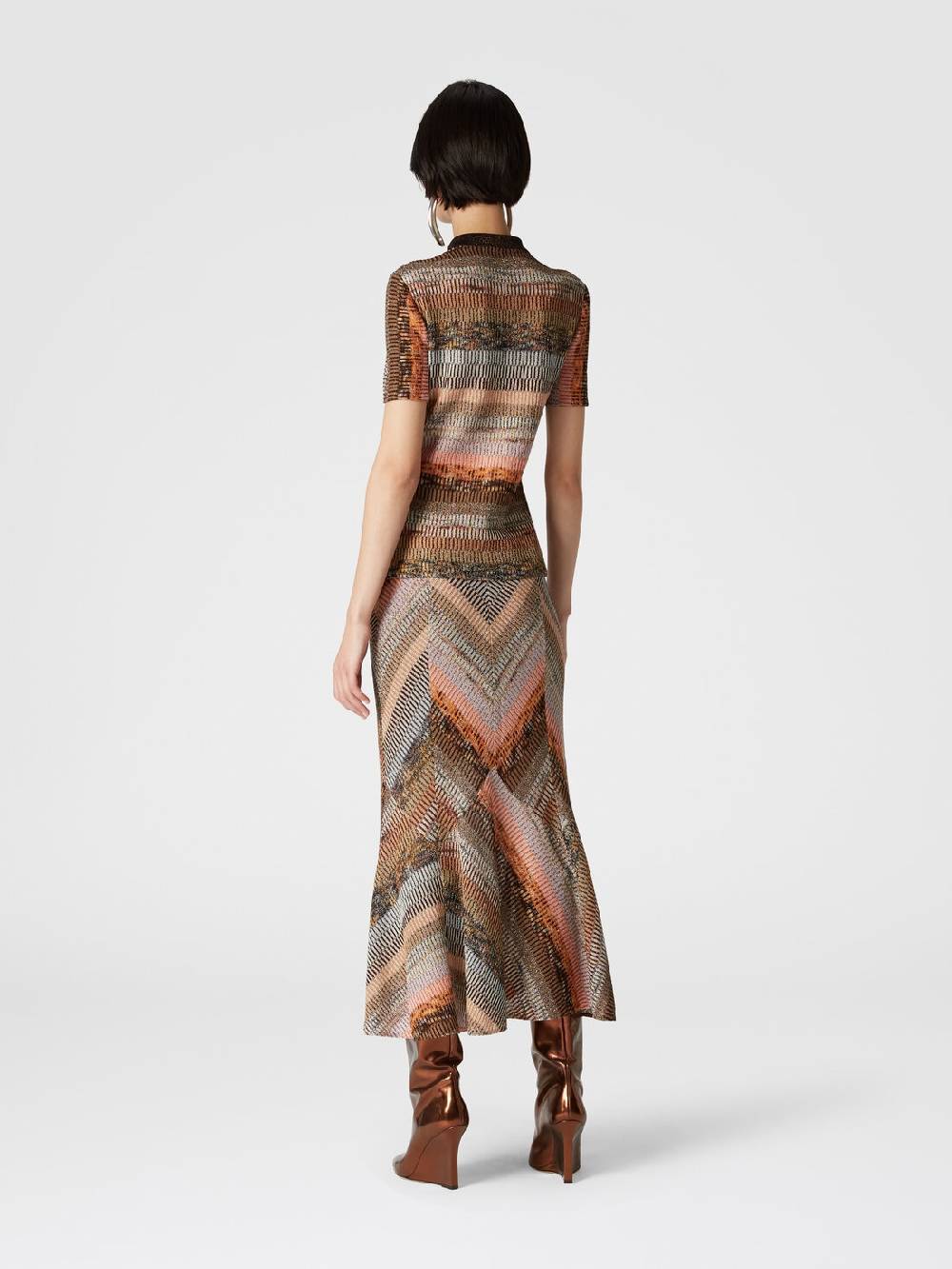 Missoni Gonna midi svasata lamé effetto patchwork Bestseller