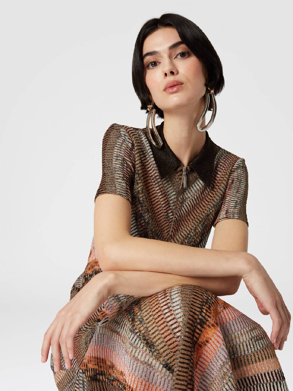 Missoni Gonna midi svasata lamé effetto patchwork Bestseller