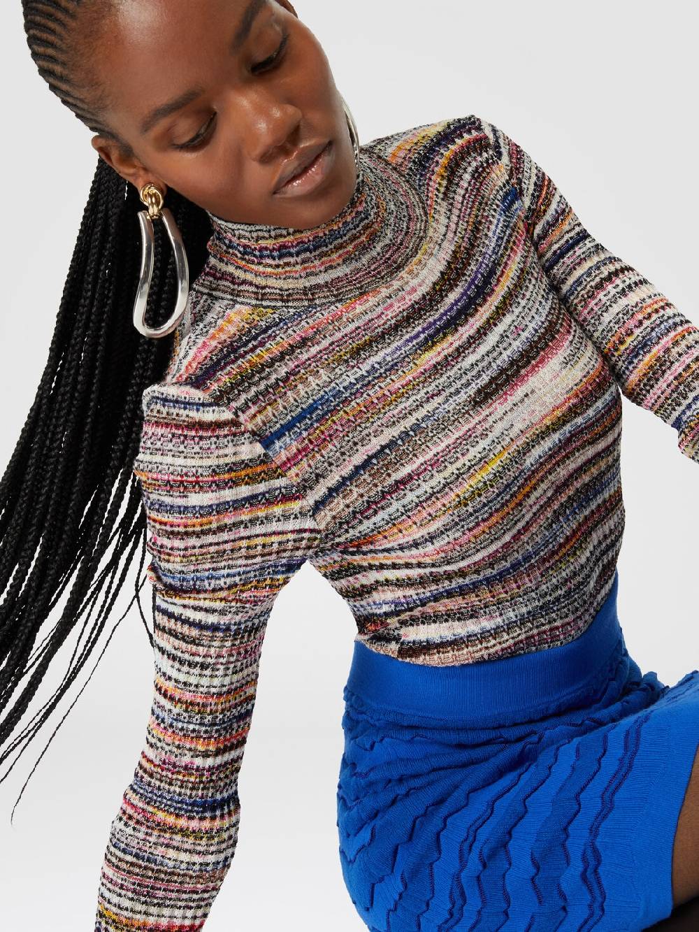 Missoni Minigonna con zig zag tono su tono Comprane uno, ottenene uno gratis