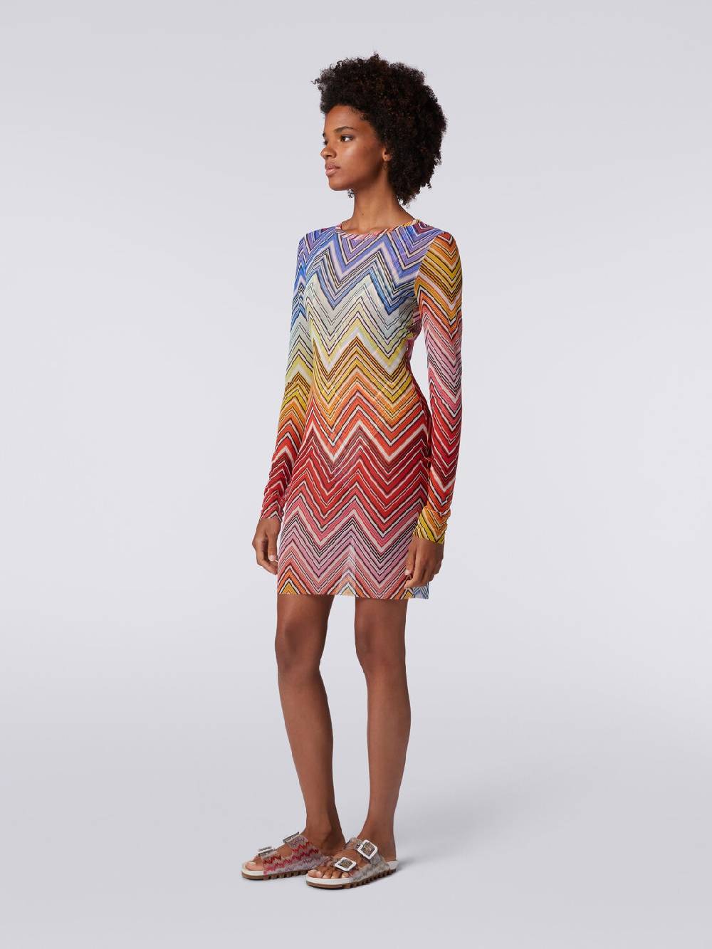 Missoni Abito mare in tulle stampa zig zag ACQUISTA ORA
