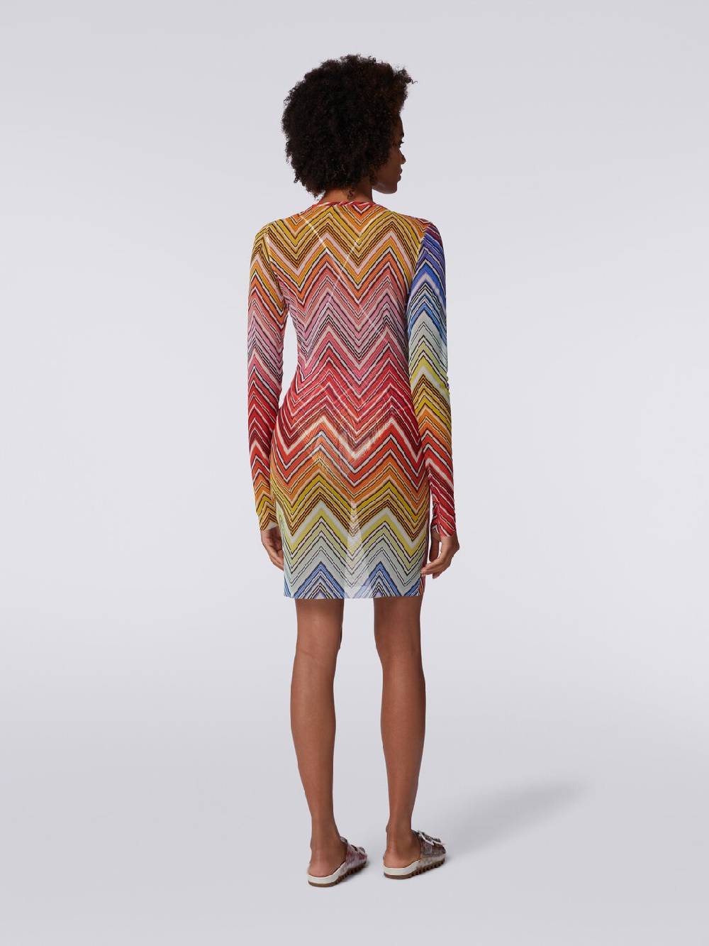 Missoni Abito mare in tulle stampa zig zag ACQUISTA ORA