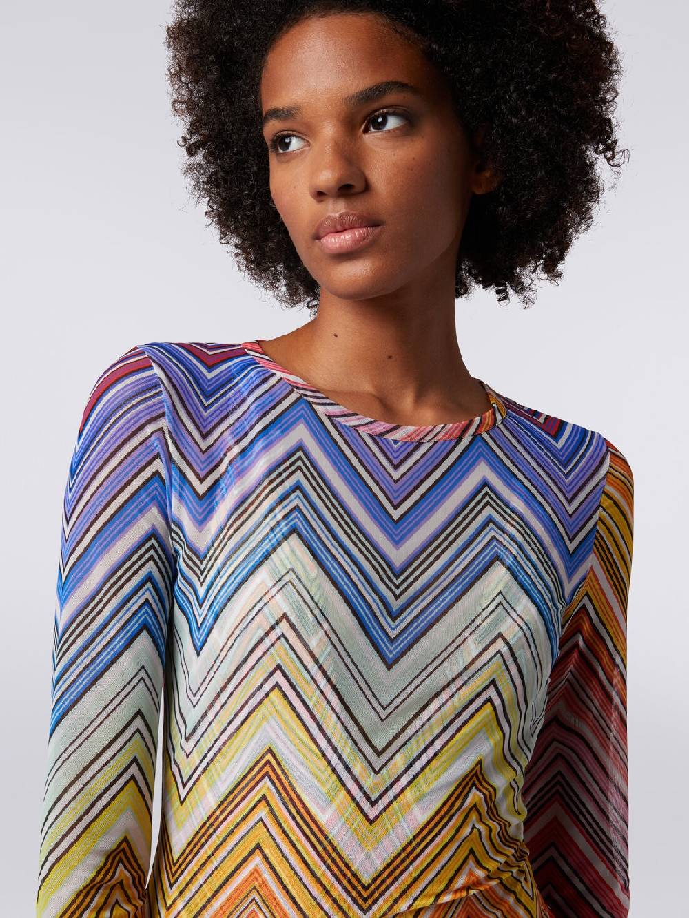 Missoni Abito mare in tulle stampa zig zag ACQUISTA ORA