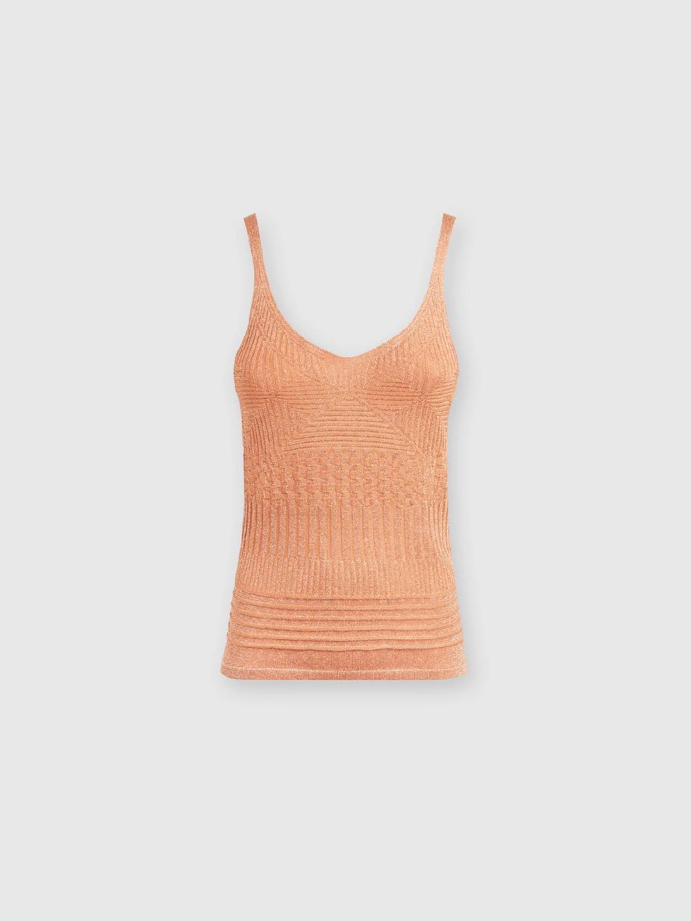 Missoni Canottiera in viscosa multilavorazione lamé Fino al 50% di sconto