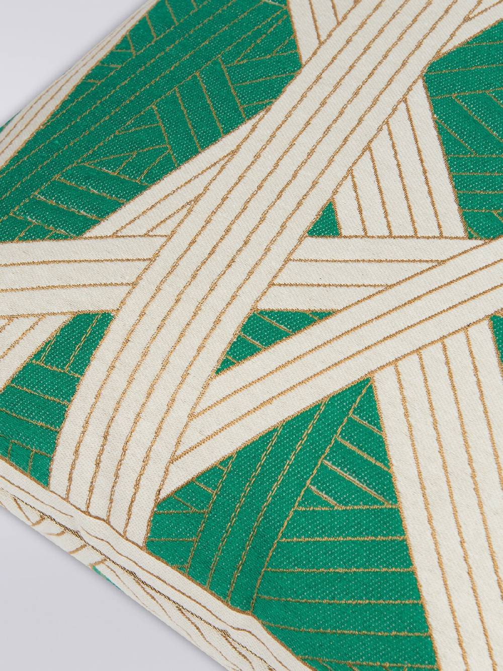 Missoni Cuscino Nastri 60x60 cm con impunture a contrasto Offerta speciale della fabbrica
