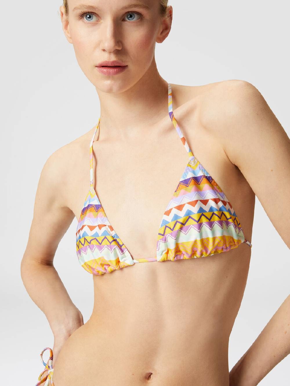 Missoni Bikini stretch stampa zig zag Sostegno trimestrale