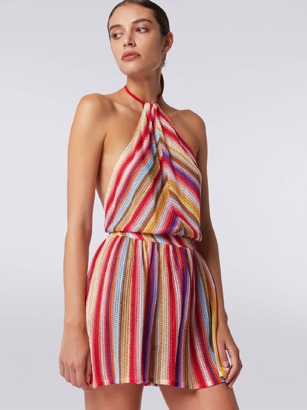 Missoni Tuta shorts in crochet con scollatura all'americana Super sconto