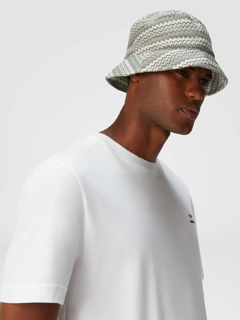 Missoni Bucket hat in viscosa e cotone zig zag In vendita