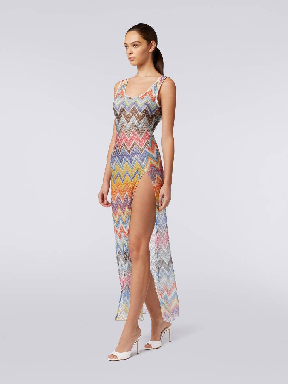 Missoni Copricostume lungo stampa zig zag con lurex Soddisfazione Garantita