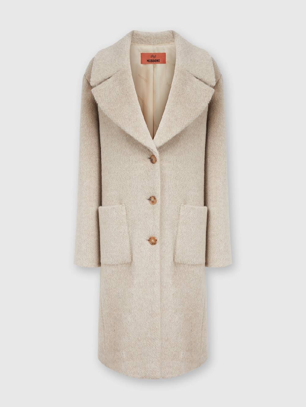 Missoni Cappotto lungo in misto alpaca Shopping Online