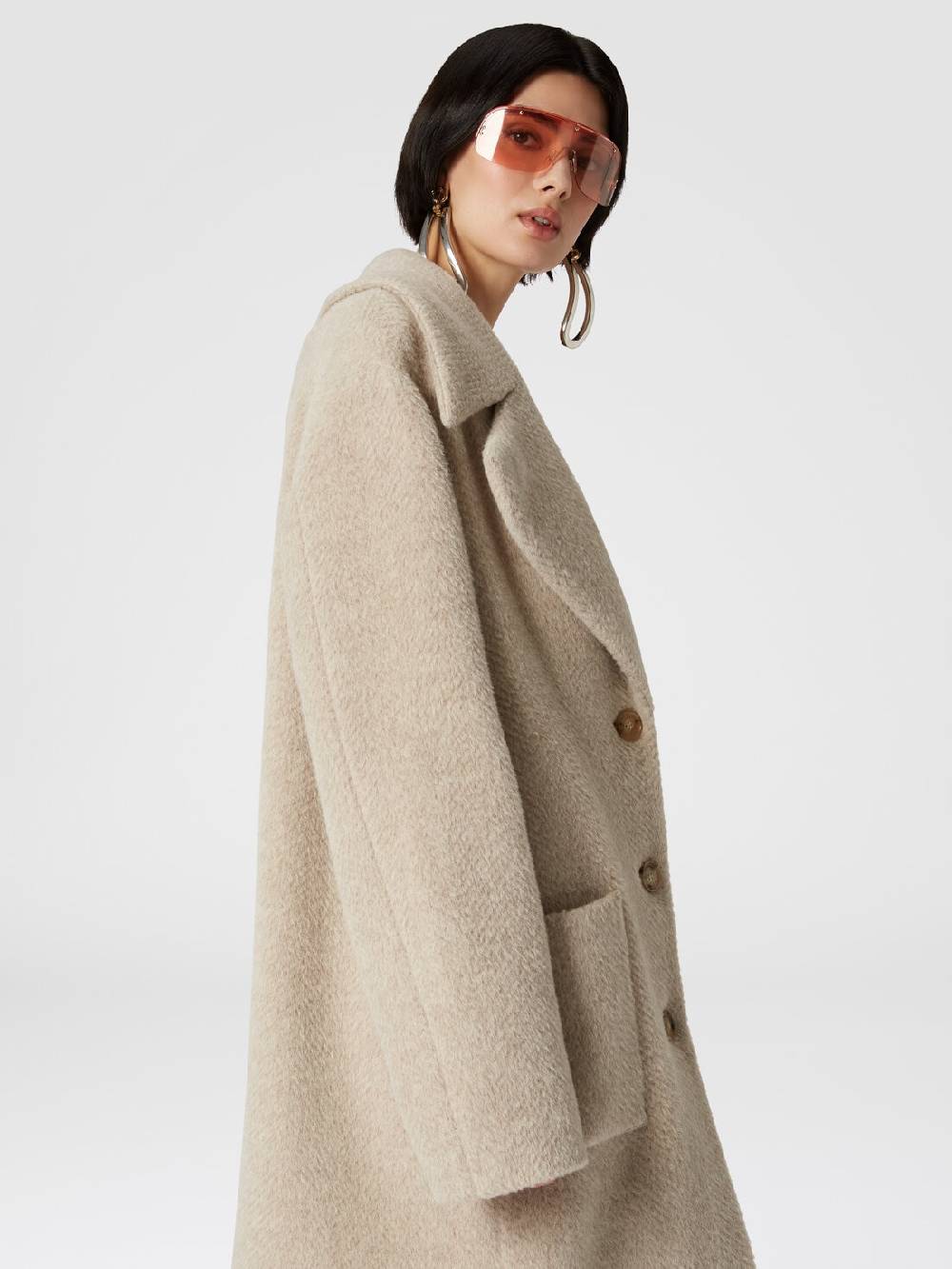 Missoni Cappotto lungo in misto alpaca Shopping Online