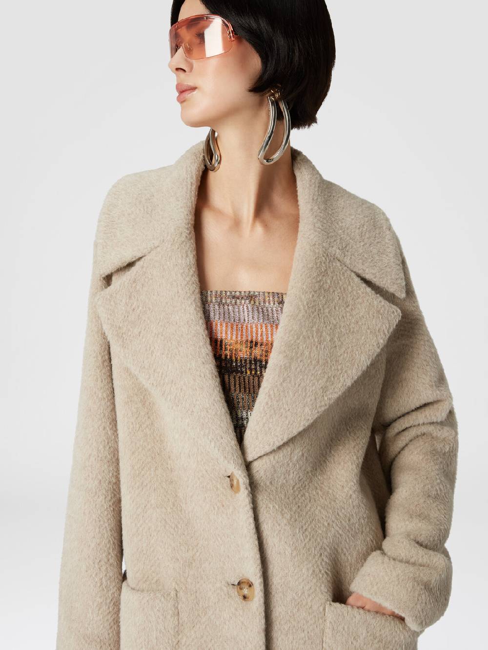 Missoni Cappotto lungo in misto alpaca Shopping Online