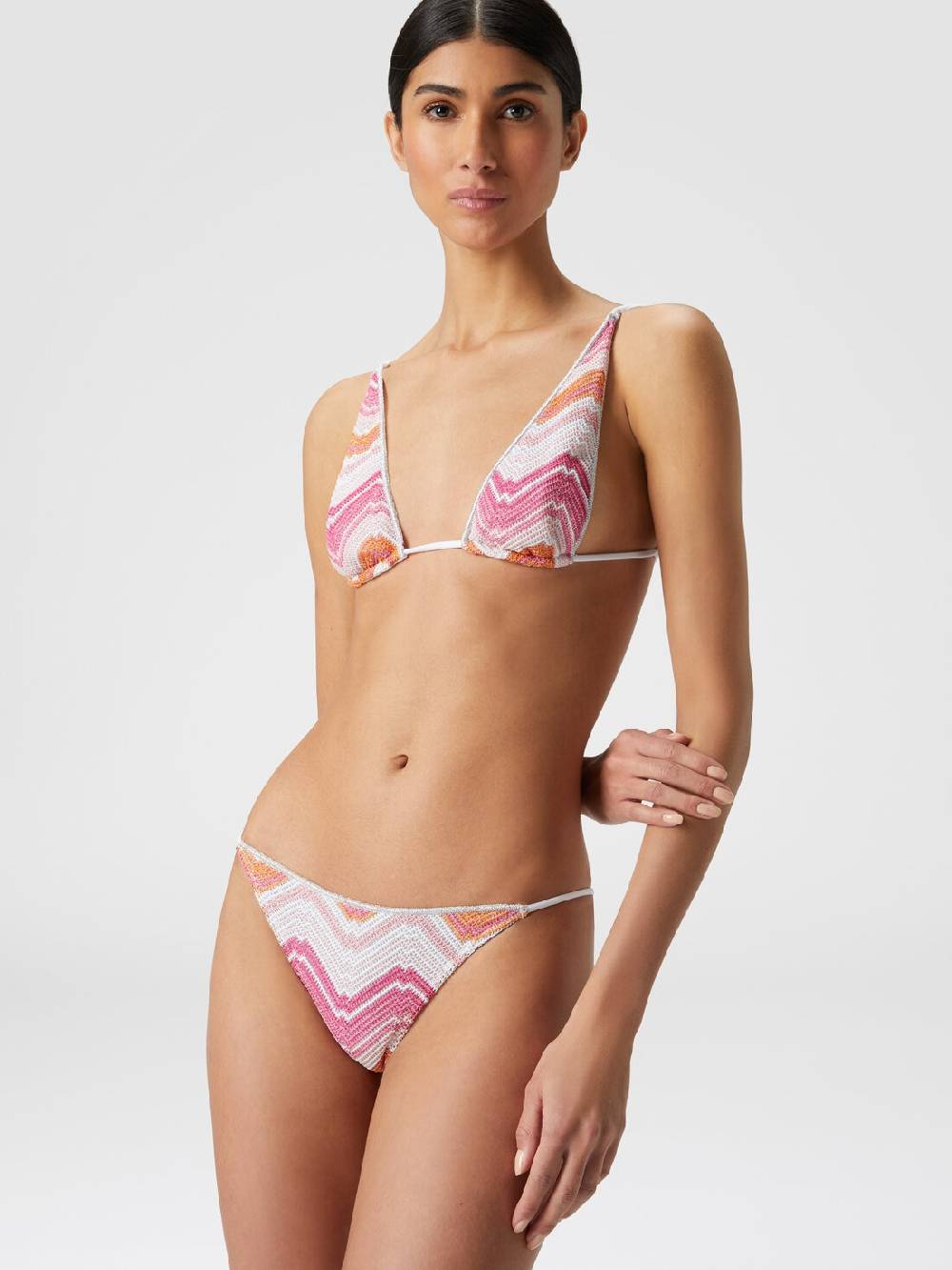 Missoni Bikini in misto viscosa chevron con lurex Online