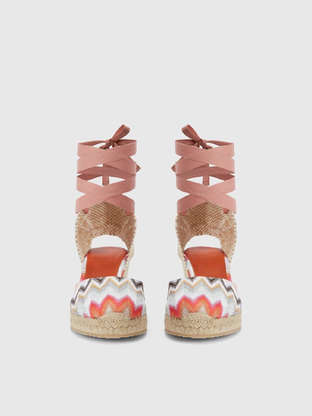 Missoni Espadrilles con tomaia in tessuto chevron e zeppa Flash Sale