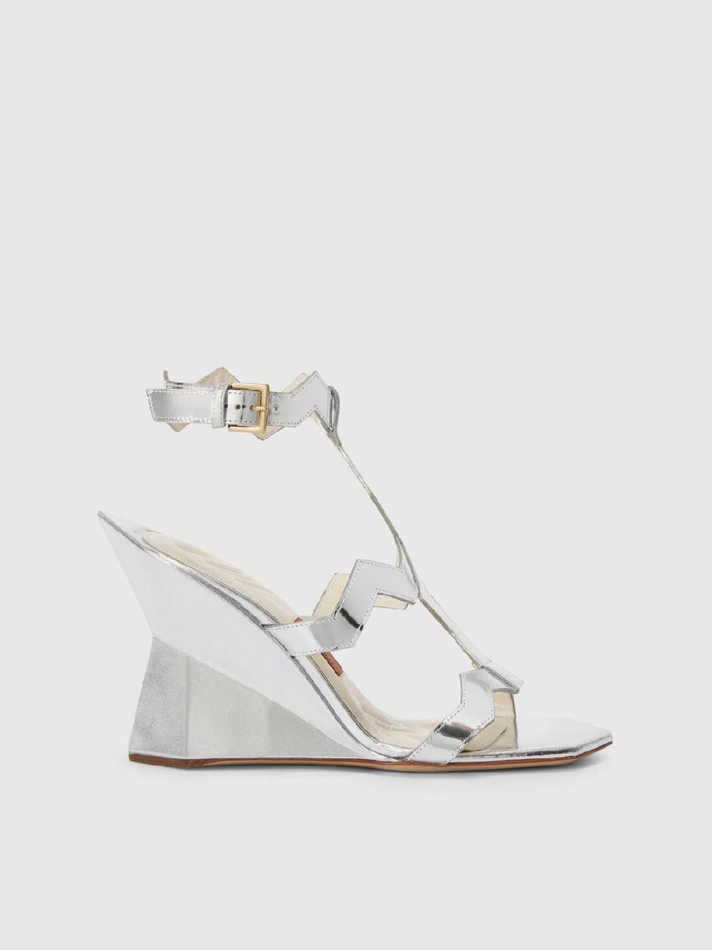 Missoni Sandali con doppia fascia in vernice effetto specchio Vendite stagionali