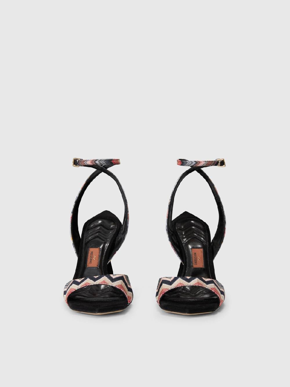 Missoni Sandali con tacco e motivo chevron Black Friday