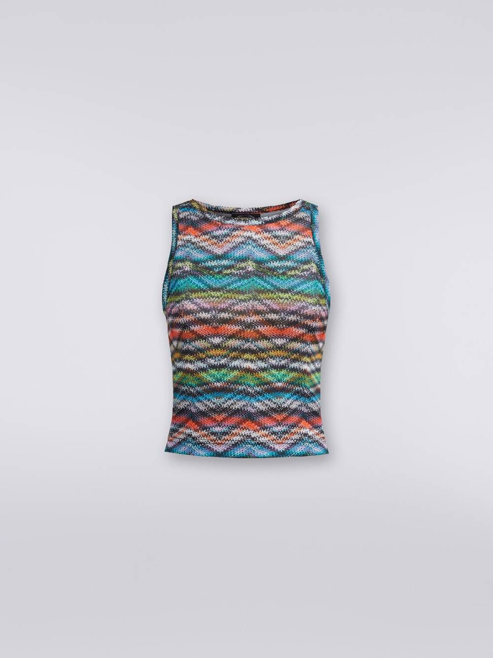 Missoni Top in nylon stretch stampato Vendita calda