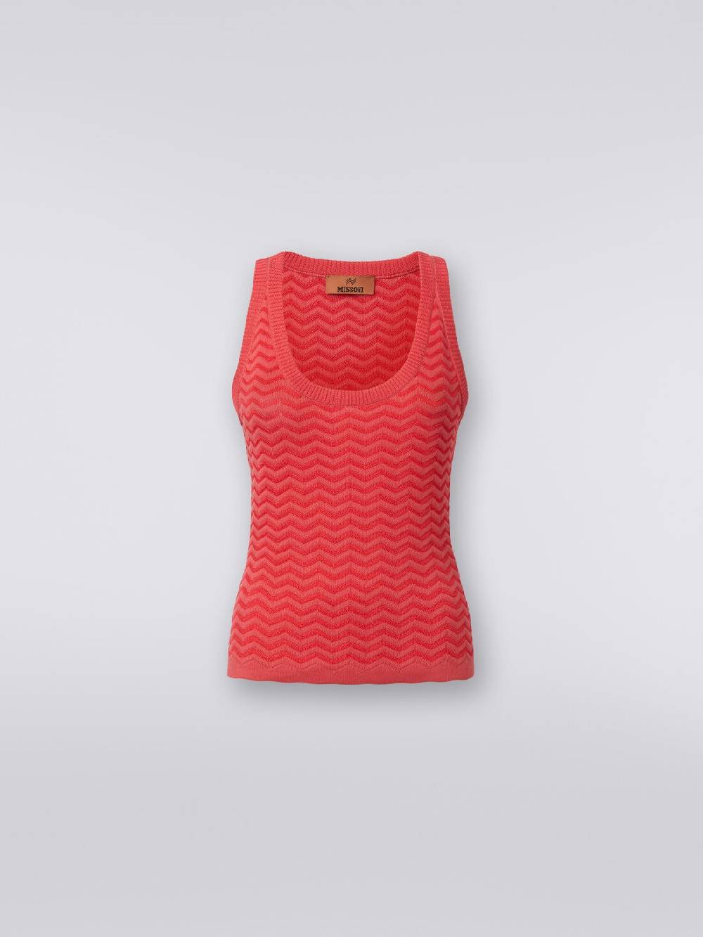 Missoni Canottiera in maglia di viscosa e cotone chevron Online Outlet