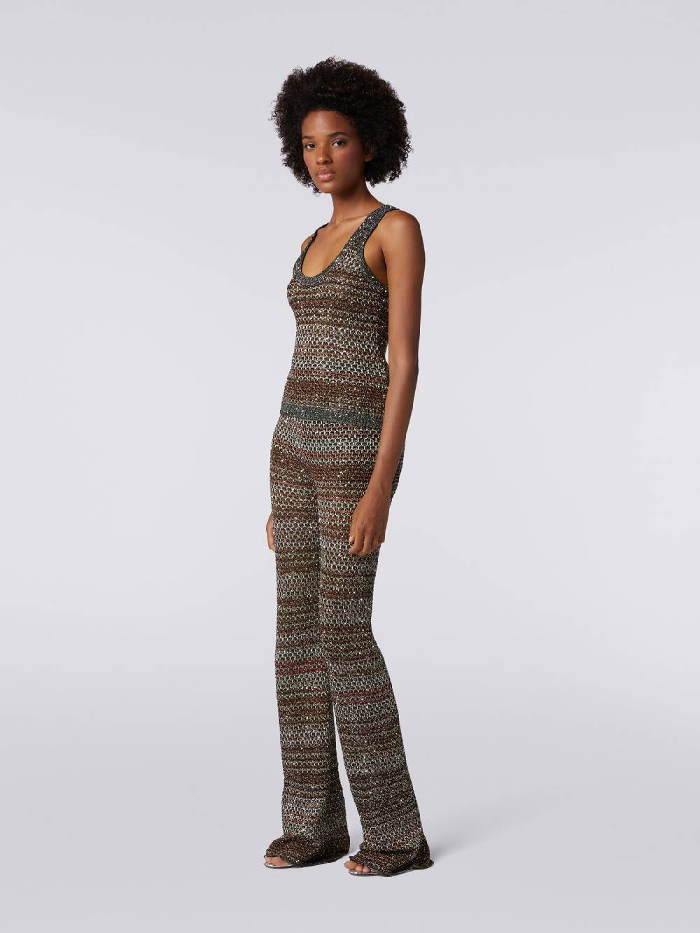 Missoni Canottiera in maglia a rete con applicazione di paillettes Lightning offer