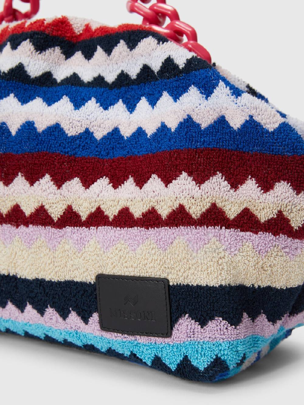 Missoni Clutch in spugna di cotone zig zag Ritorno libero