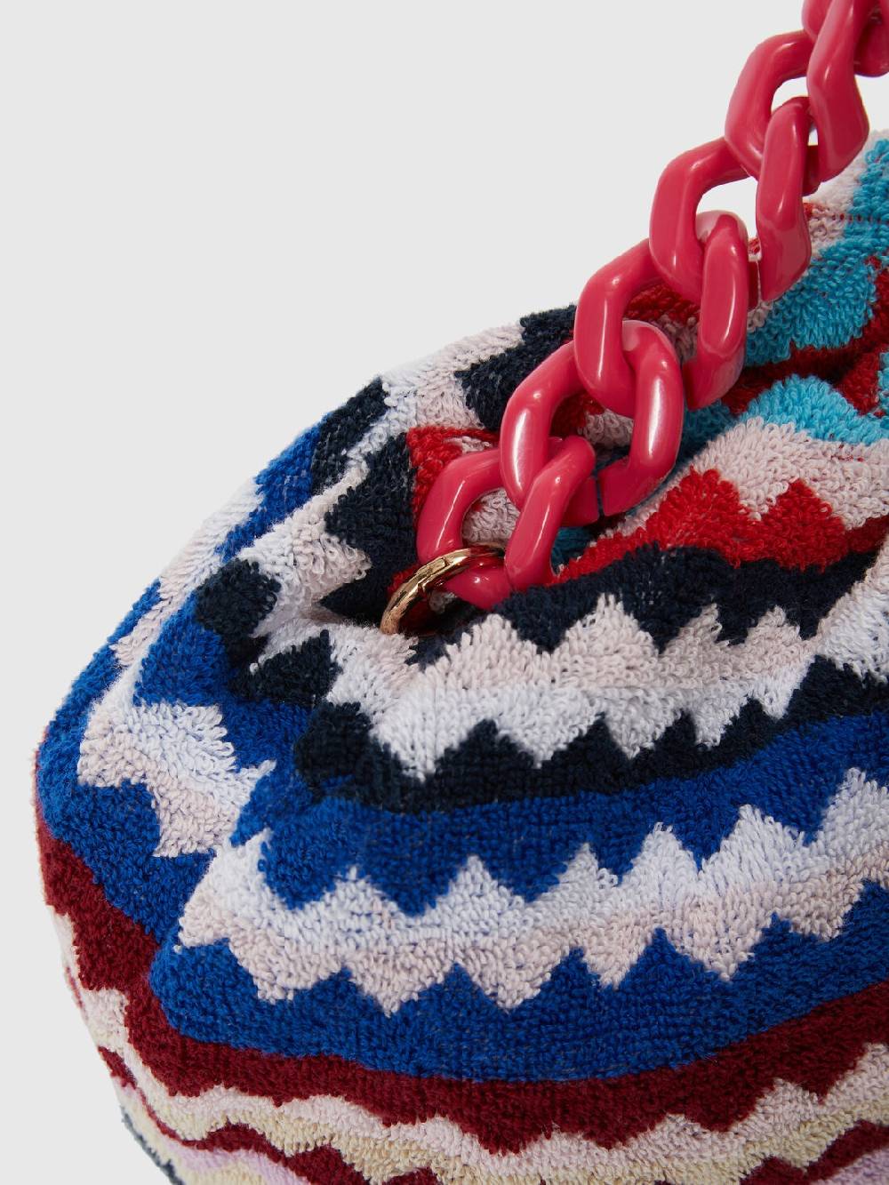 Missoni Clutch in spugna di cotone zig zag Ritorno libero