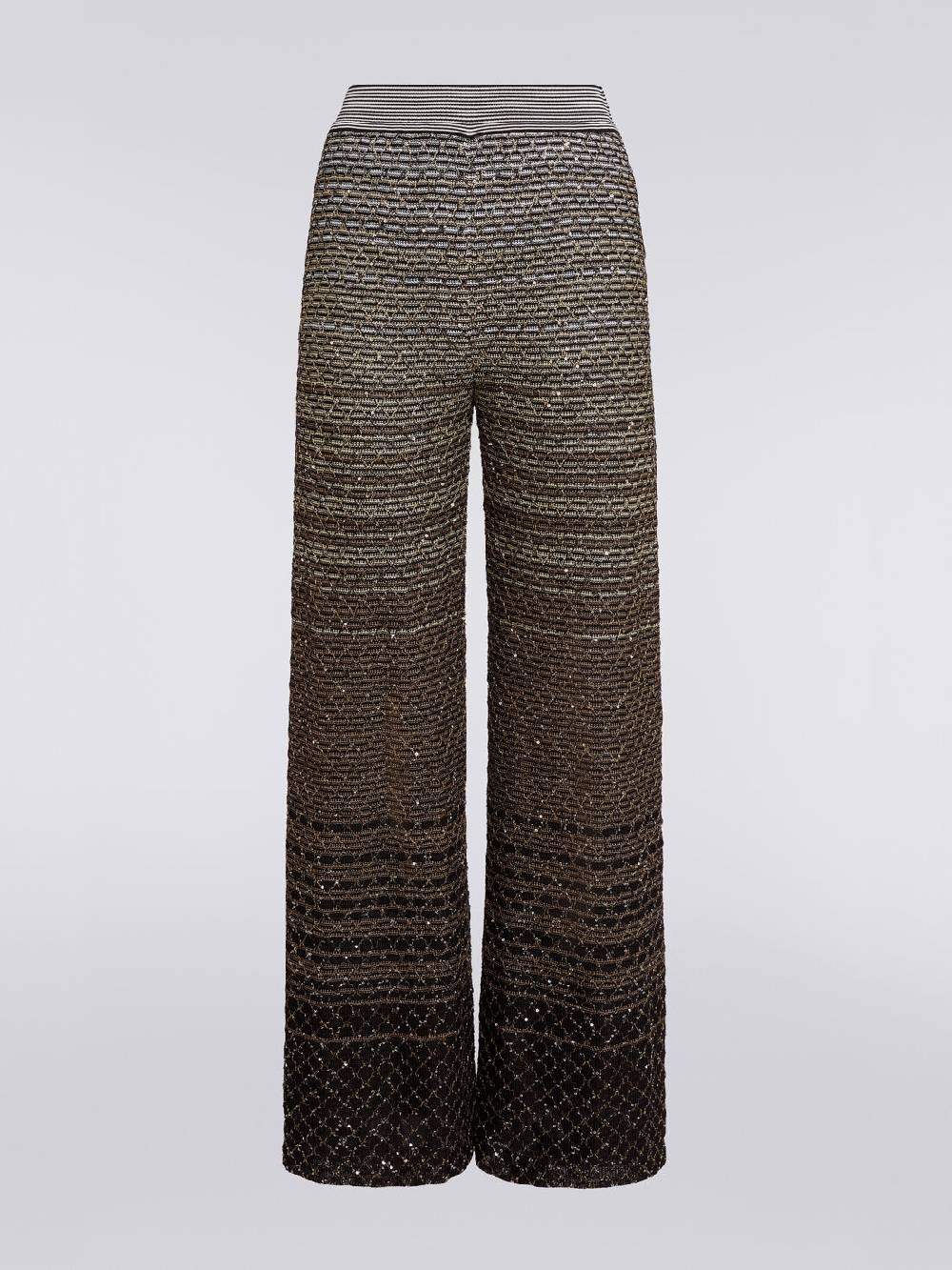 Missoni Pantaloni in maglia dégradé con paillettes Solo un giorno rimasto