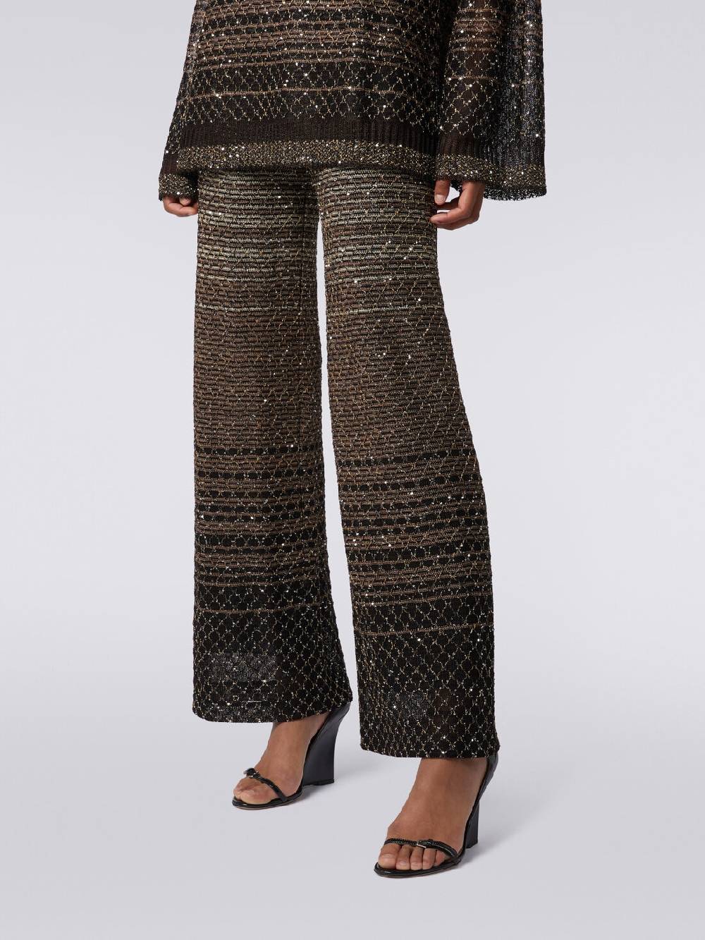 Missoni Pantaloni in maglia dégradé con paillettes Solo un giorno rimasto