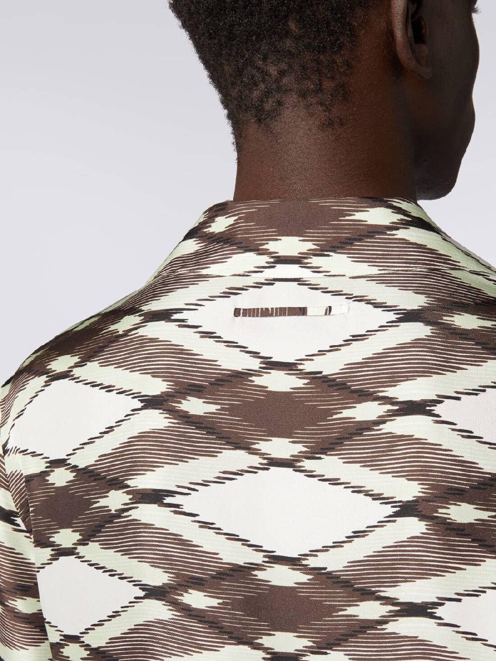 Missoni Camicia a maniche corte modello bowling in seta stampata Esporta salva