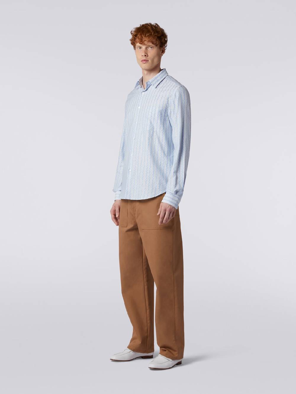 Missoni Camicia a maniche lunghe in popeline di cotone 50% di sconto per tempo limitato