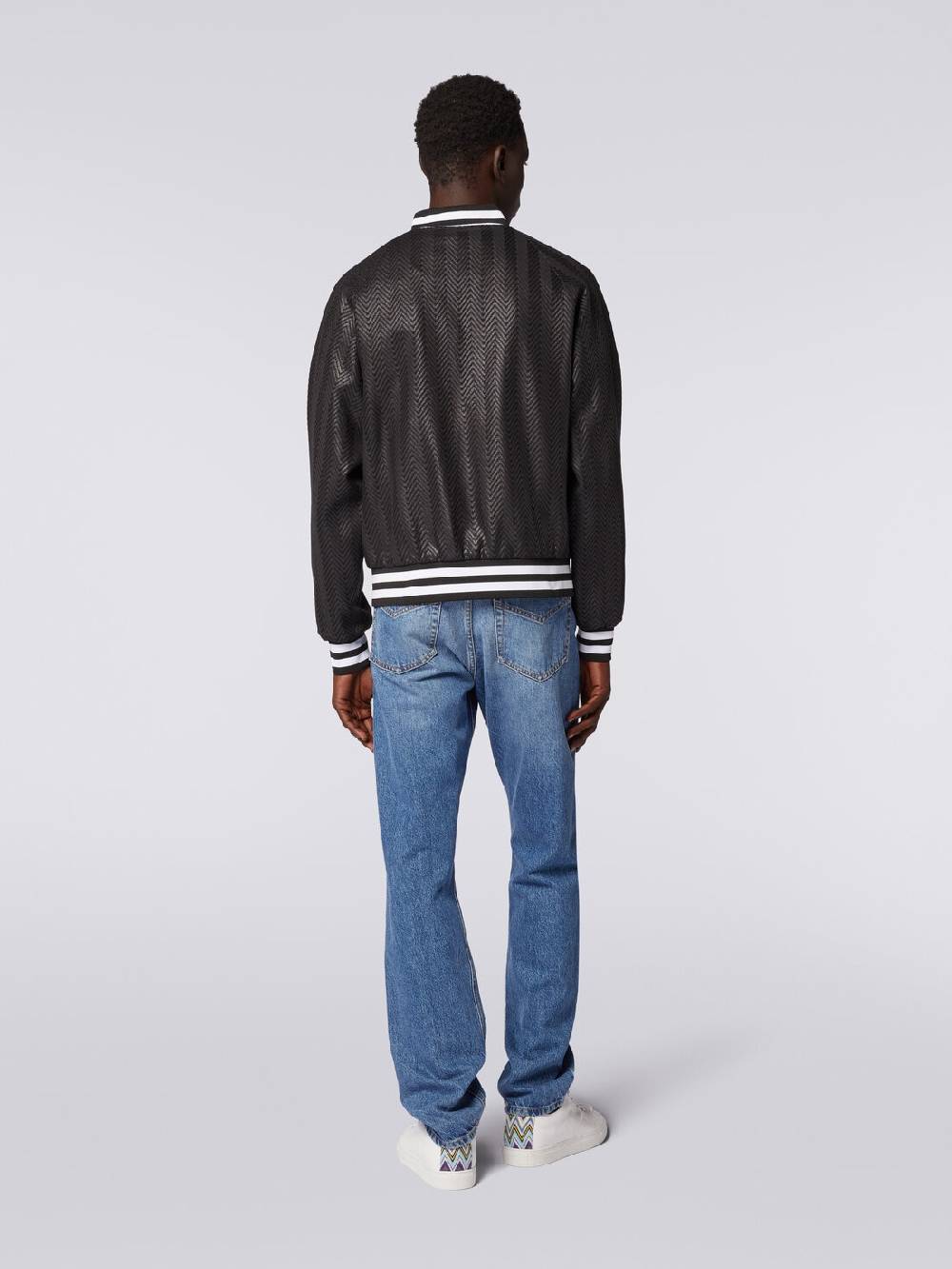 Missoni Bomber in cotone e viscosa zig zag In Linea