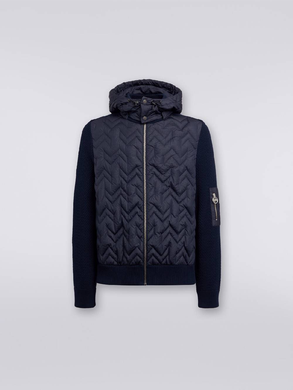 Missoni Piumino in cotone e nylon con cappuccio Nuovo