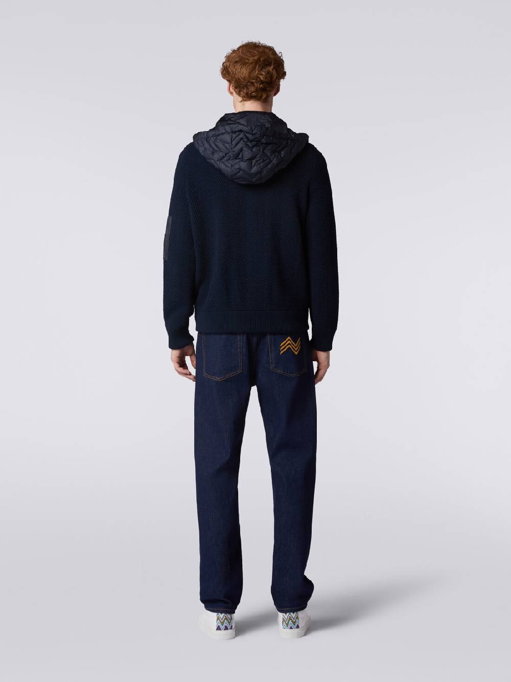 Missoni Piumino in cotone e nylon con cappuccio Nuovo