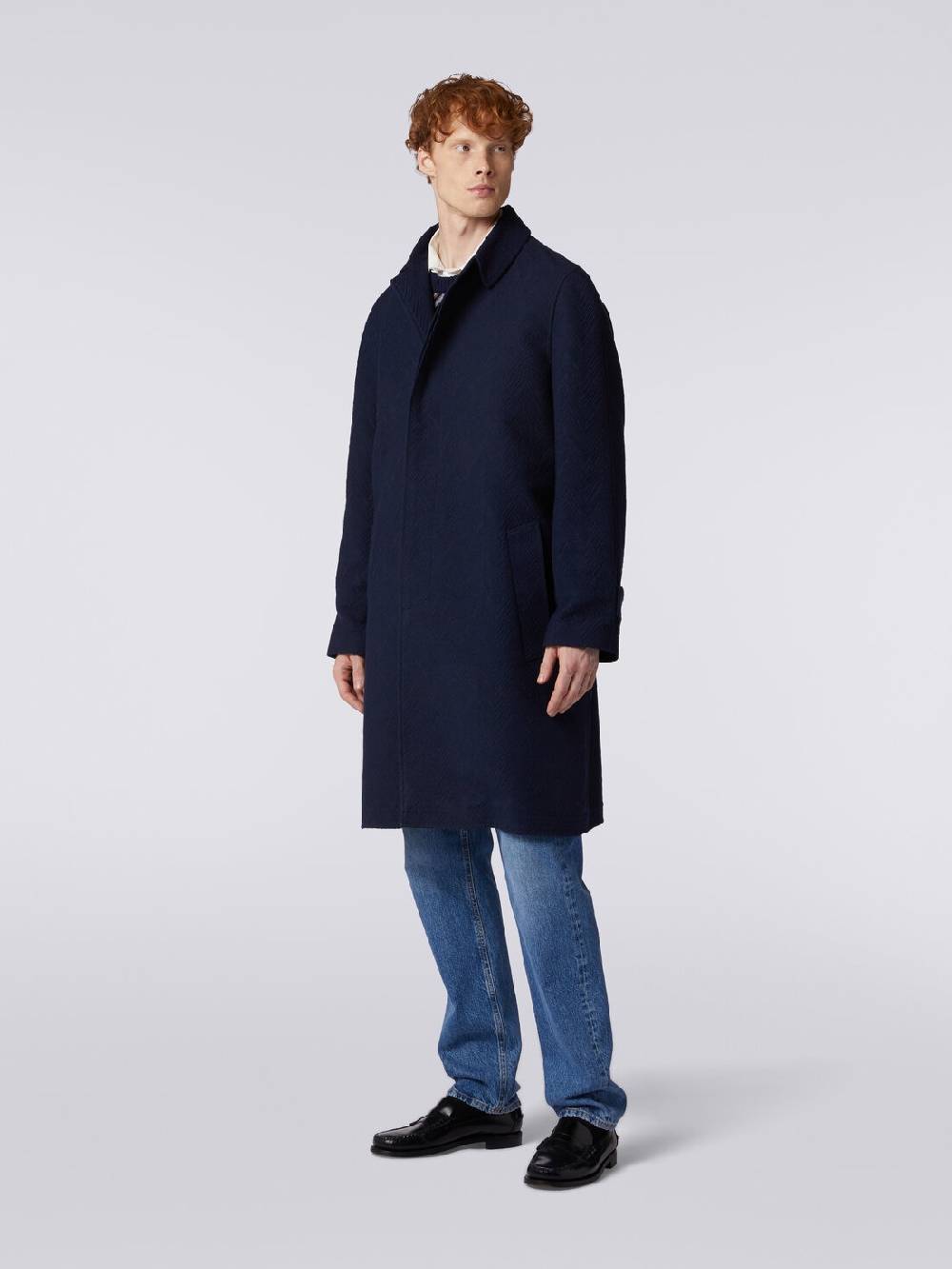 Missoni Cappotto misto lana jacquard con motivo zig zag Qualità