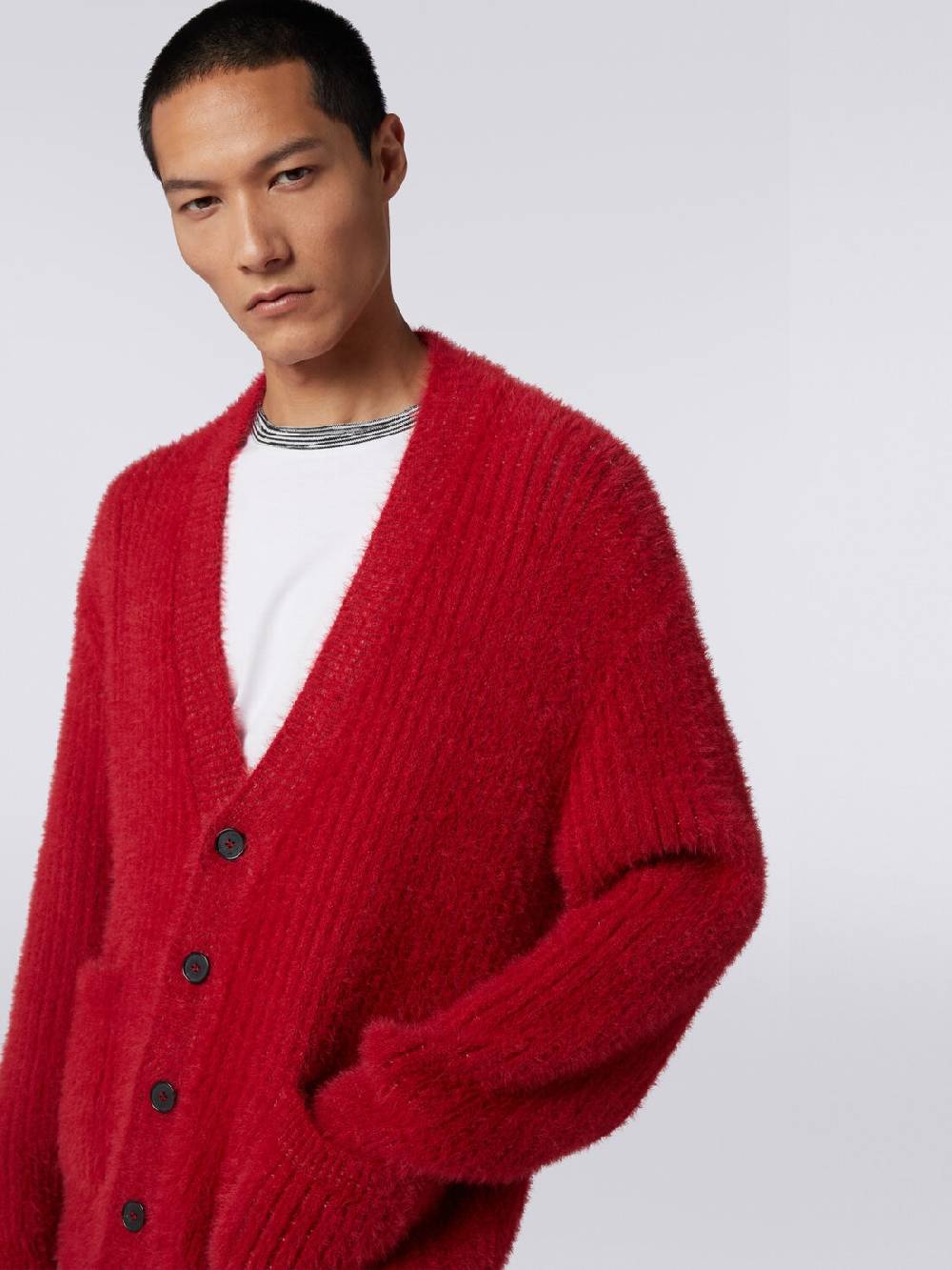 Missoni Cardigan oversize in misto lana effetto pelo Qualità Garantita
