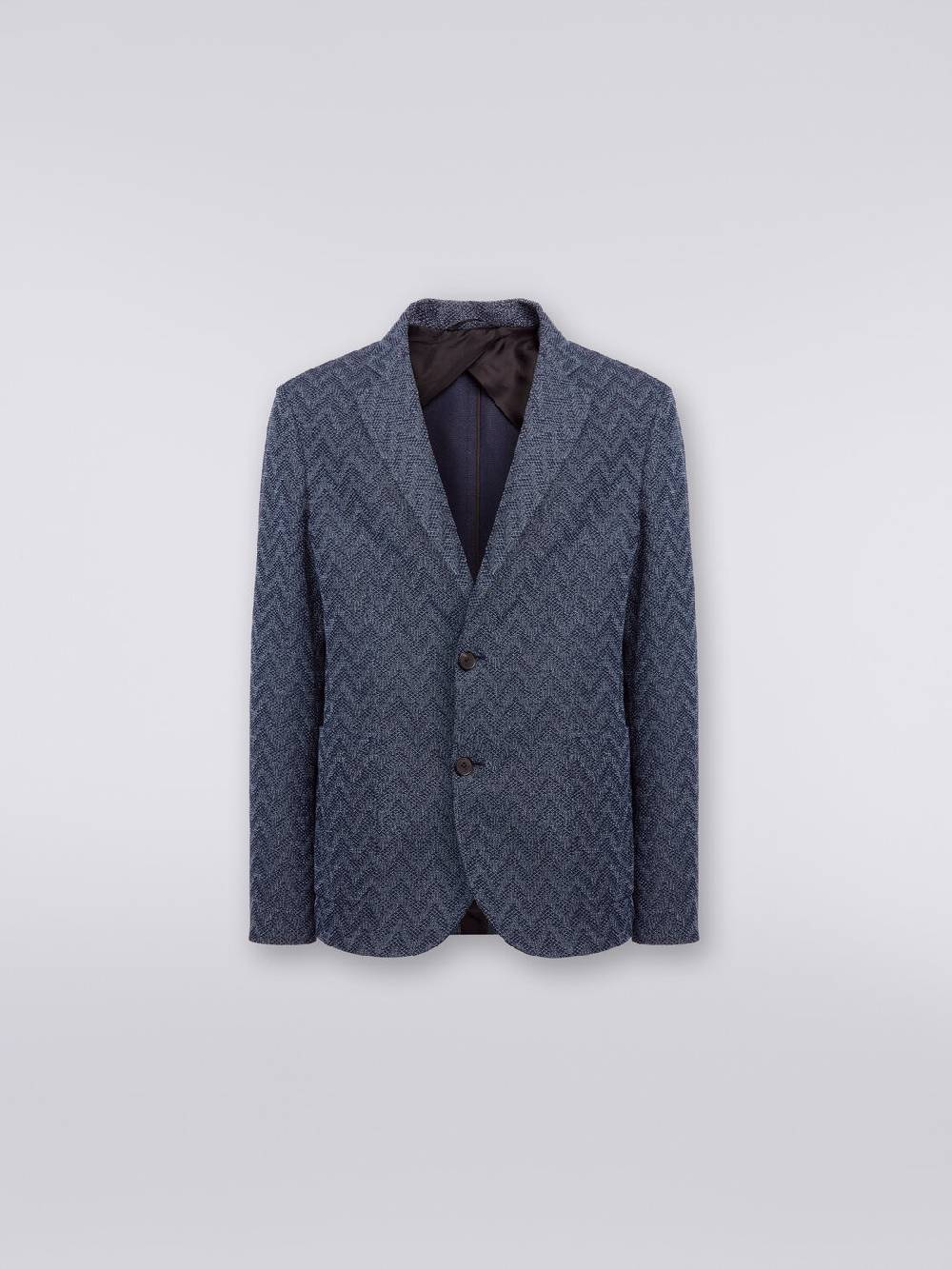 Missoni Blazer monopetto in cotone zig zag Shopping Online
