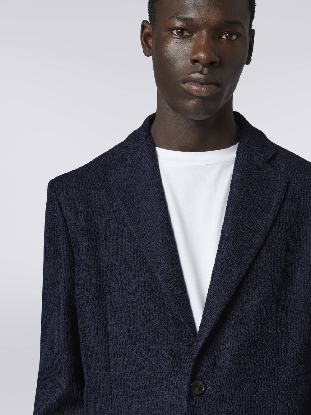 Missoni Blazer monopetto in cotone chevron Prezzo Ridotto