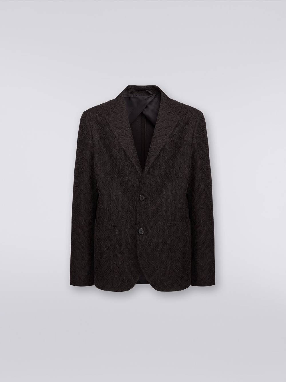 Missoni Blazer monopetto in cotone chevron